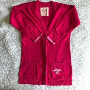Hollister women’s small pink cardigan